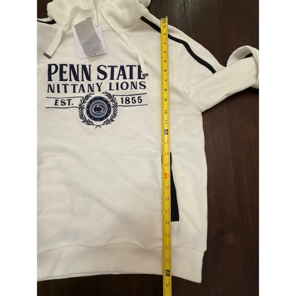 Gameday Couture Penn State Nittany Lions Ribbed Hoodie Shorts Set White Medium - Picture 6 of 7